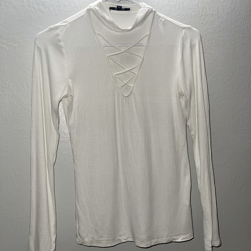 White long sleeve shirt